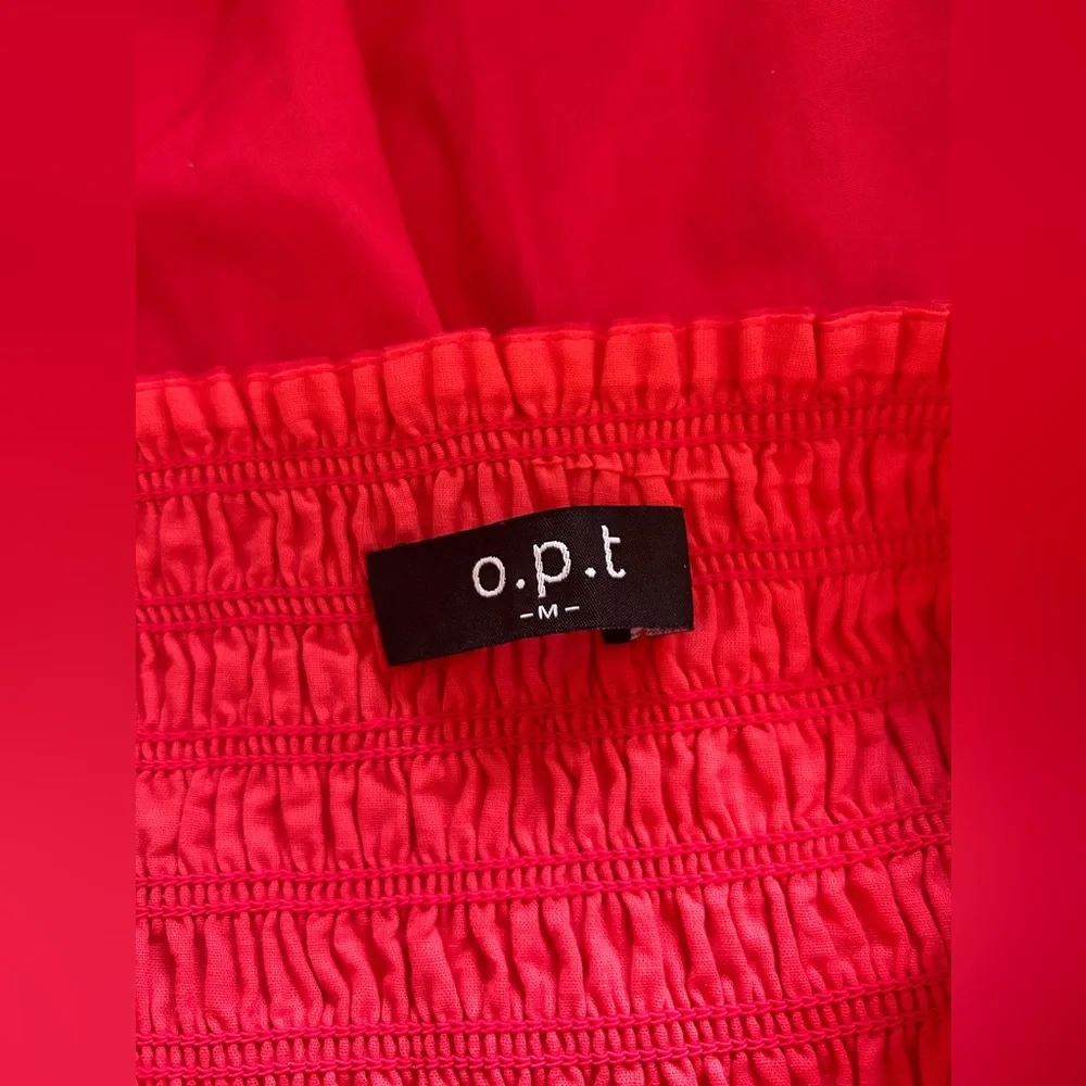 O. P. T. Cotton Leila Smocked Dress With Pocket - Picture 6 of 11